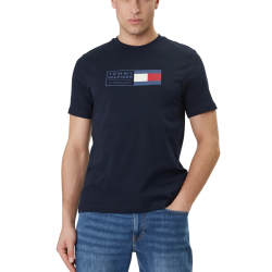 Ανδρικό T-shirt Navy Μπλε Tommy Hilfiger MW0MW42366-DW5
