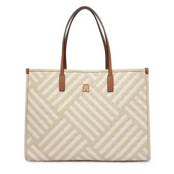 Γυναικεία TH City Tote Τσάντα Μπεζ Tommy Hilfiger AW0AW18394-0F4