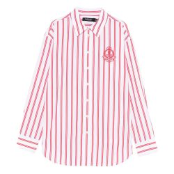 Γυναικείο Ριγέ Πουκάμισο Κόκκινο Ralph Lauren 200P08746002-Red