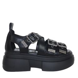 Γυναικεία Bolt Buckle Σανδάλια Μαύρα Buffalo BUF1602308-BLACK