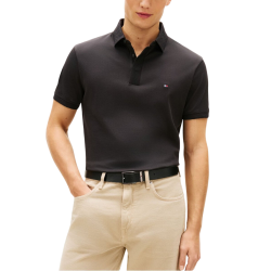Ανδρικό Polo Μαύρο Tommy Hilfiger MW0MW42760-BDS