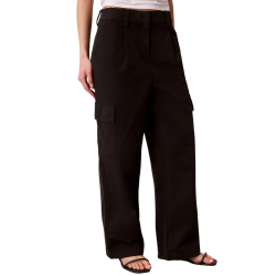 Γυναικείο Cargo Παντελόνι Μαύρο Calvin Klein LV047F623G-UB1
