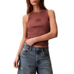 Γυναικείο Αμάνικο Top Καφέ Calvin Klein LV047F239G-41J