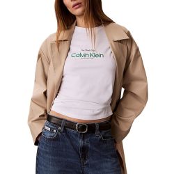 Γυναικείο T-shirt Λευκό Calvin Klein LV047F810G-YAF