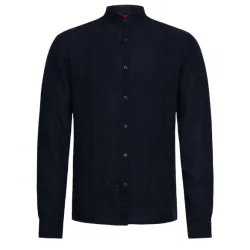 Ανδρικό Elvory Λινό Πουκάμισο Navy Μπλε HUGO 50490740-405