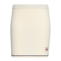 Γυναικεία Mini Φούστα Εκρού Calvin Klein LV047F364G-YAS