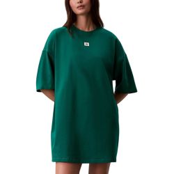 Γυναικείο Κοντομάνικο Φόρεμα Πράσινο Calvin Klein LV047F228G-L4G