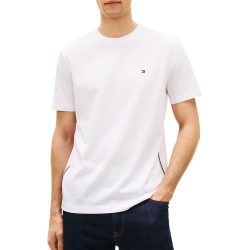 Ανδρικό Global Stripe T-shirt Λευκό Tommy Hilfiger MW0MW42393-YBR