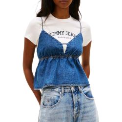 Γυναικείο Τοπ Μπλε Tommy Jeans DW0DW22215-1A5