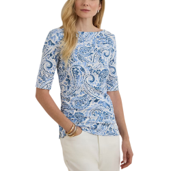 Γυναικείο T-shirt Γαλάζιο Ralph Lauren 200P09110001-White