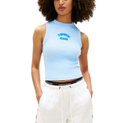 Γυναικείο Slim Tank Top Γαλάζιο Tommy Jeans DW0DW22280-C1T