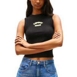 Γυναικείο Slim Tank Top Μαύρο Tommy Jeans DW0DW22280-BDS