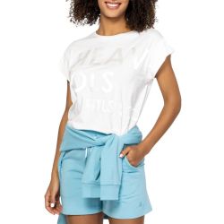 Γυναικείο Mettis26 T-shirt Λευκό Heavy Tools T17093-ECRU