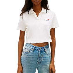 Γυναικείο Polo Λευκό Tommy Jeans DW0DW21363-YBL