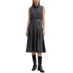 Γυναικείο Αμάνικο Τζιν Φόρεμα Μαύρο Karl Lagerfeld B2W13053-1BJ BLACK