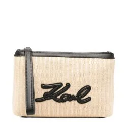 Γυναικείο K/Signature Τσαντάκι Μπεζ Karl Lagerfeld B2W32015-425 Natural