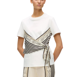 Γυναικείο T-shirt Εκρού Karl Lagerfeld B2W17011-B09 Cream