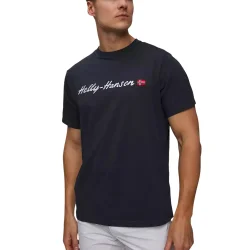 Ανδρικό Core Graphic T-shirt Navy Μπλε Helly Hansen 54599-597