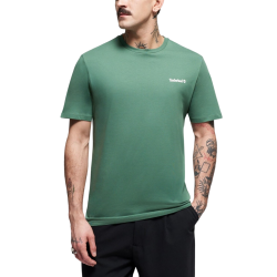 Ανδρικό Small Linear Logo Print T-shirt Πράσινο Timberland TB0A5QQT-A6Z