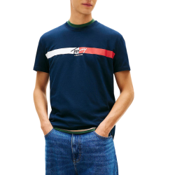 Ανδρικό T-shirt Navy Μπλε Tommy Jeans DM0DM22539-C1G