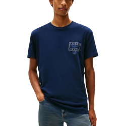 Ανδρικό T-shirt Navy Μπλε Tommy Jeans DM0DM22519-C1G