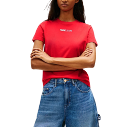 Γυναικείο T-shirt Κόκκινο Tommy Jeans DW0DW22277-XK3