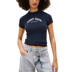 Γυναικείο Slim Varsity T-shirt Navy Μπλε Tommy Jeans DW0DW22302-C1G