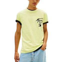 Ανδρικό T-shirt Lime Tommy Jeans DM0DM22553-LT3