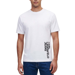 Ανδρικό T-shirt Λευκό Karl Lagerfeld Jeans B2M17047-100 WHITE