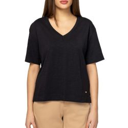 Γυναικείο Marenna T-shirt Μαύρο Heavy Tools T17069-BLACK