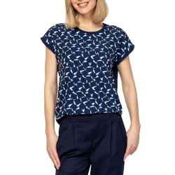 Γυναικείο Monsa T-shirt Navy Μπλε Heavy Tools T17096-SQUARE