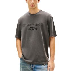 Ανδρικό T-shirt Μαύρο Tommy Jeans DM0DM22545-BDS