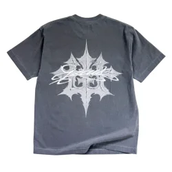 Heavyweight 260gsm Oversized Washed Grey Gzeus T-shirt GZ100CR