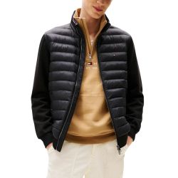 Ανδρικό Μπουφάν Μαύρo Tommy Hilfiger MW0MW41329-BDS