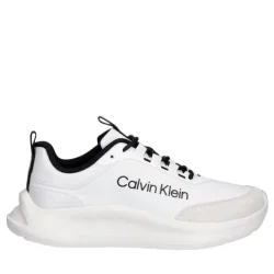 Γυναικεία Δερμάτινα Run Sneakers Λευκά Calvin Klein HW0HW03293-01W