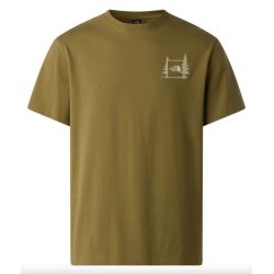 Ανδρικό Camping Relaxed Graphic T-Shirt Λαδί The North Face NF0A8GQM-2EL1