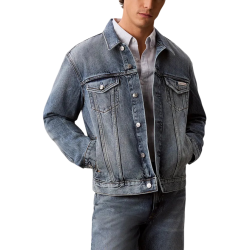 Ανδρικό Τζιν Μπουφάν Γαλάζιο Calvin Klein LV04RF957G-WE9