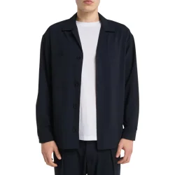 Ανδρικό Overshirt Navy Μπλε Royal Denim Kazuno5150-Blue