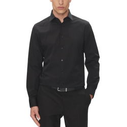 Ανδρικό Πουκάμισο Μαύρο Calvin Klein LV019EU001-XNT