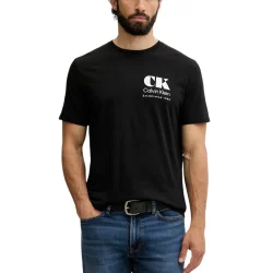 Ανδρικό T-shirt Μαύρο Calvin Klein LV04RG802G-UB1