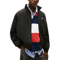 Ανδρικό Μπουφάν Μαύρο Tommy Jeans DM0DM22720-BDS