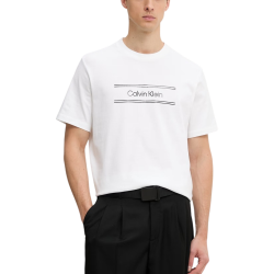 Ανδρικό T-shirt Λευκό Calvin Klein LV04LG813G-YAF