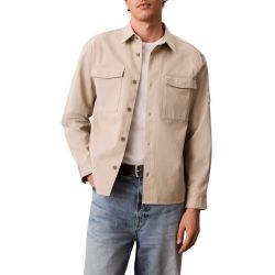 Ανδρικό Overshirt Μπεζ Calvin Klein LV04RG121G-NSU