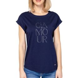 Γυναικείο Malenas26 T-shirt Navy Μπλε Heavy Tools T17104-NAVY