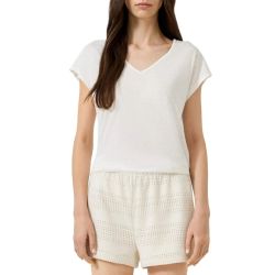 Γυναικείο T-shirt Λευκό S.Oliver 2180385-0200