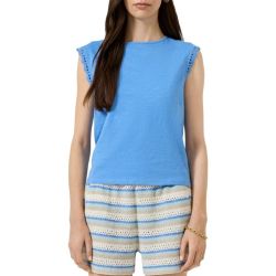 Γυναικείο Αμάνικο T-shirt Μπλε S.Oliver 2180372-5443