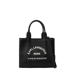 Γυναικεία K/Rsg Mini Tote Τσάντα Μαύρη Karl Lagerfeld B1W30042-101 White/Black