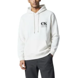 Ανδρικό Φούτερ Λευκό Calvin Klein LV04RG273G-YAS