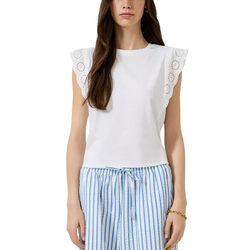 Γυναικείο Αμάνικο T-shirt Λευκό S.Oliver 2180391-0100