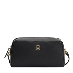Γυναικεία TH Monogram Τσάντα Χιαστί Μαύρη Tommy Hilfiger AW0AW18863-BDS